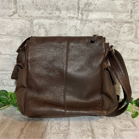 Fossil Leather Handbag with Key Brown - Picture 5 of 13